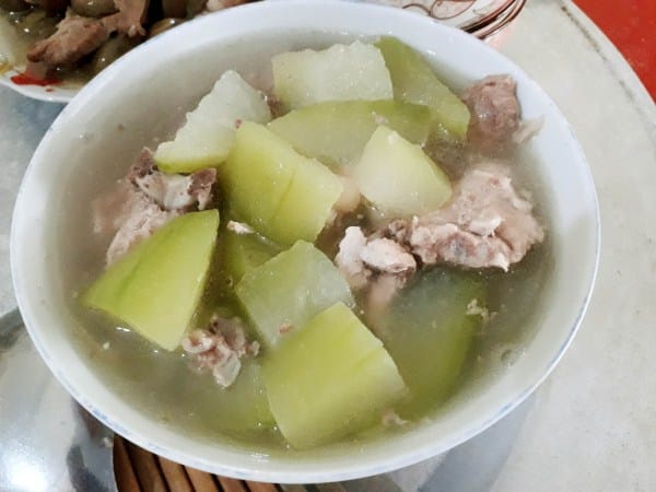 Canh Bí đao (bí xanh) hầm xương 2