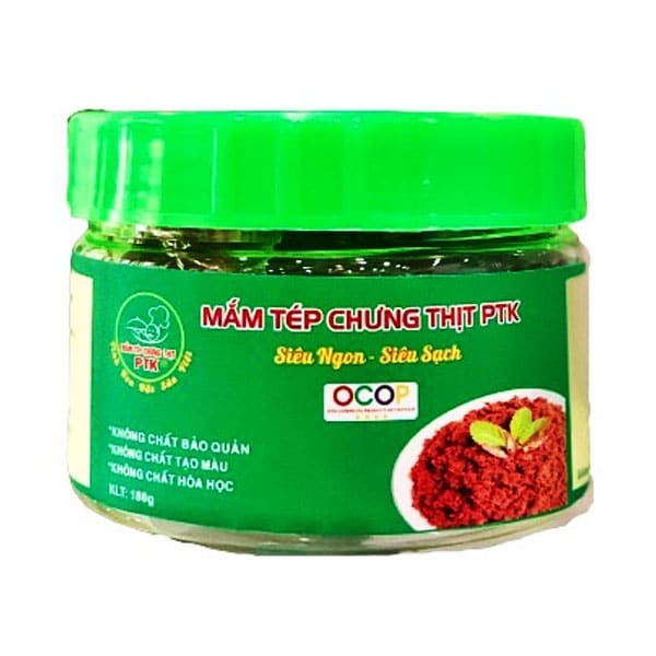 Mắm Tép Chưng Thịt - PTK Lọ 180 Gram - Hương Vị Biển Cả Trong Mỗi Giọt Mắm 11 Mắm Tép Chưng Thịt - PTK Lọ 180 Gram - Hương Vị Biển Cả Trong Mỗi Giọt Mắm