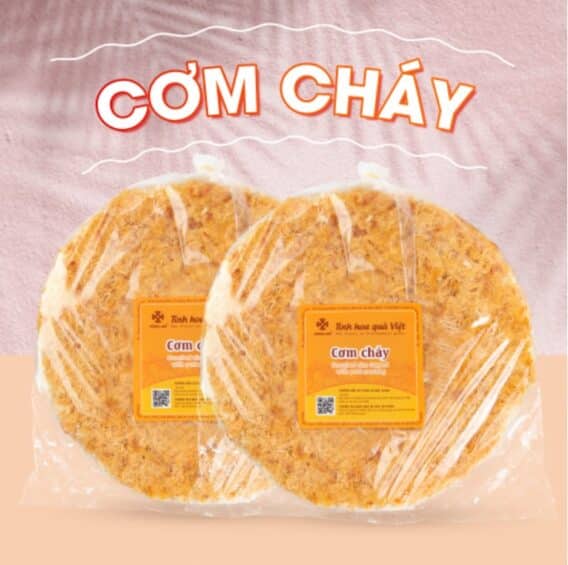 Cơm cháy giòn cay thơm mùi ruốc 11 Com chay