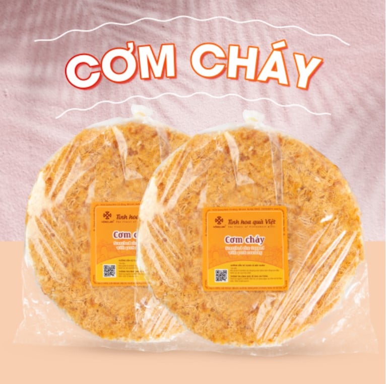Cơm cháy giòn cay thơm mùi ruốc 4 Com chay