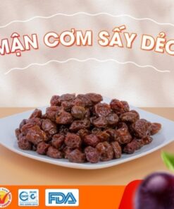Mận cơm sấy dẻo không đường Hà Nội
