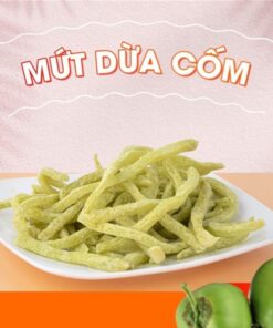 Mứt dừa cốm ngọt thơm vị cốm