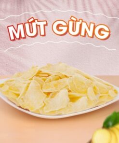 Mứt Gừng dẻo ngọt cay vào những ngày tết