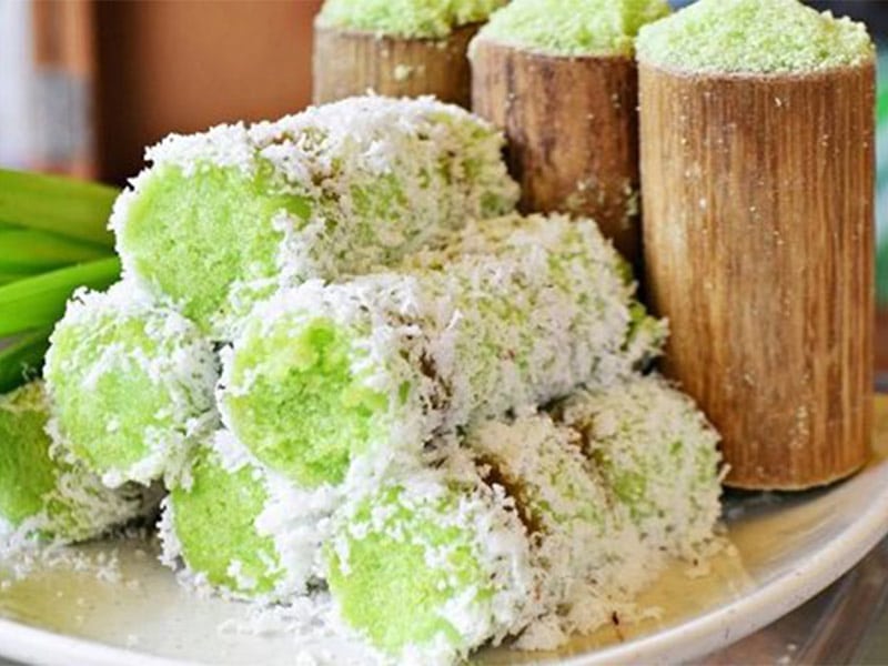 Bánh cốm lá dứa - hương vị thôn quê mộc mạc giữa chốn thành thị 6 bánh cốm lá dứa