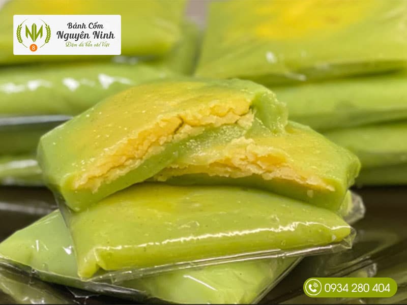 Cách nhận biết bánh cốm Nguyên Ninh Hà Nội 