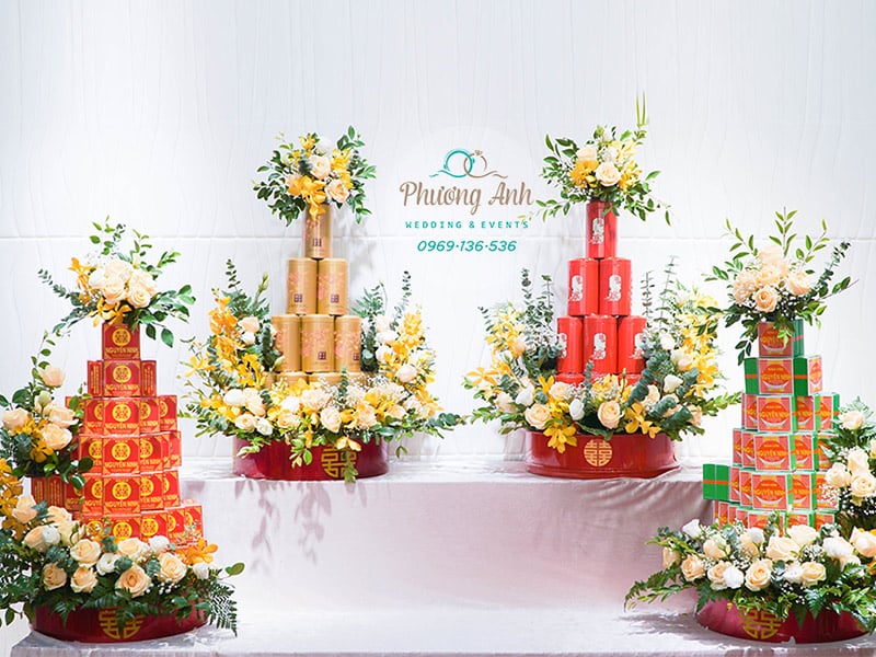 Ý nghĩa đặc biệt của chiếc bánh cốm trong cưới hỏi 4 cuoi hoii