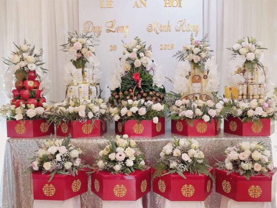 bánh cốm trong cưới hỏi