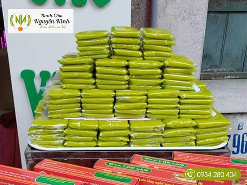 Điểm nổi bật ở bánh cốm Nguyên Ninh Điểm nổi bật ở bánh cốm Nguyên Ninh