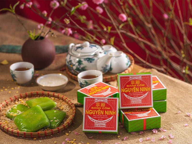 Địa chỉ mua bánh cốm Hàng Than Hà Nội chính hãng 5 nnn