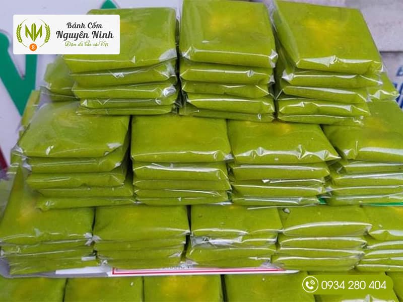 Quy trình làm bánh cốm Nguyên Ninh tại số 8 Hàng Than Quy trình làm bánh cốm Nguyên Ninh tại số 8 Hàng Than