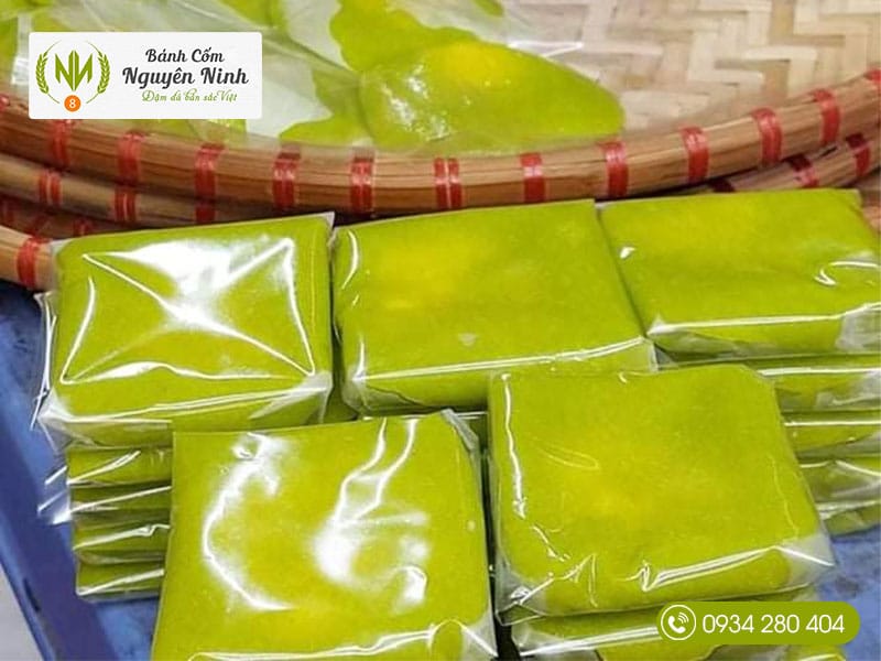Tạo chiếc bánh cốm hoàn chỉnh Tạo chiếc bánh cốm hoàn chỉnh