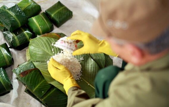 Bánh chưng Tranh Khúc: Đặc sản xứ Thanh Trì