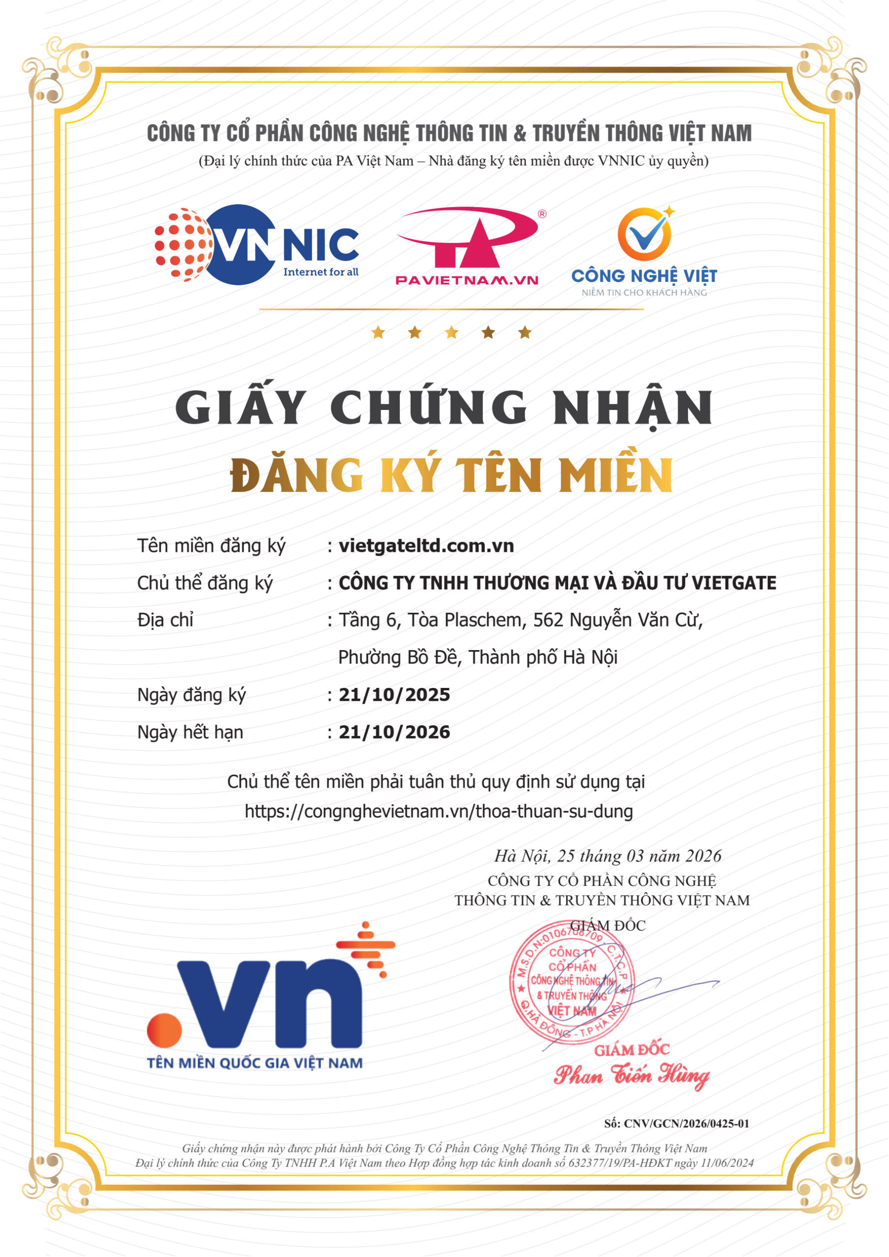 Giay chung nhan ten mien vietgate scaled