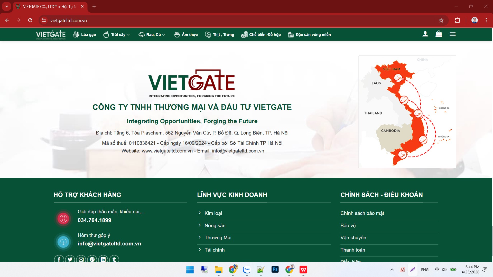 chu so huu website