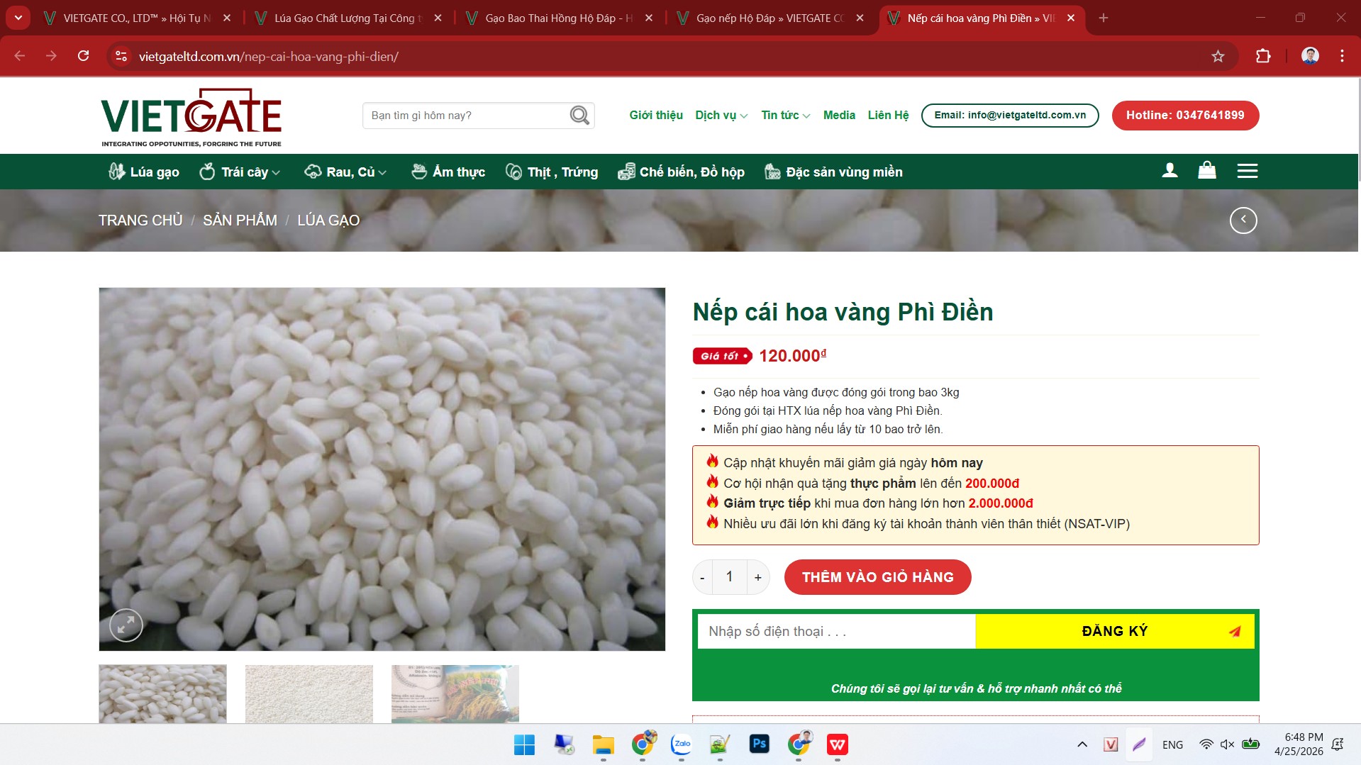 Thông tin về hàng hóa dịch vụ 4 hang hoa 4